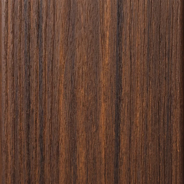 Trex Woodland Brown composite decking board color